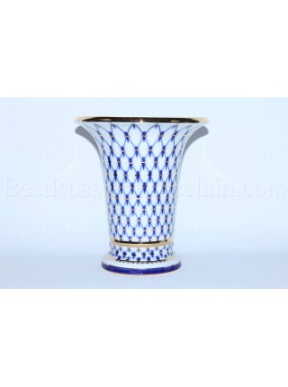 Flower Vase pic. Cobalt Net, Form Empire