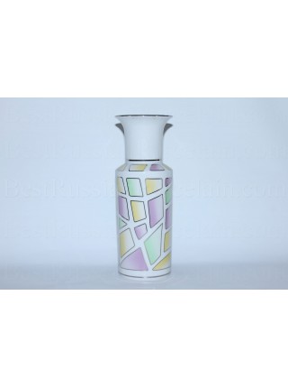 Flower vase pic. Stained Glass, Form Cylindrical