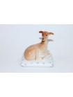 Sculpture Dog Italian Greyhound on pillow Mimmi