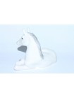 Sculpture Lying White Foal