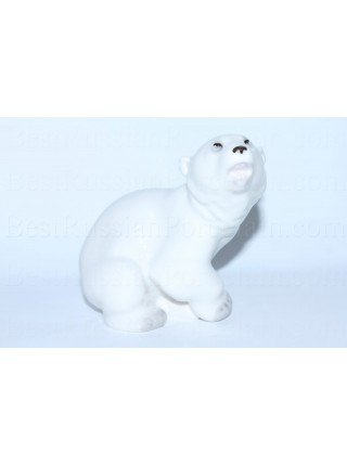 Sculpture White Bear (Polar Cub)
