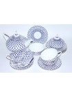 Tea Set pic. Cobalt Net 6/14, Form Dome