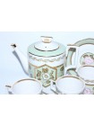 Tea Set pic. Nephrite Background 6/14, Form Heraldic