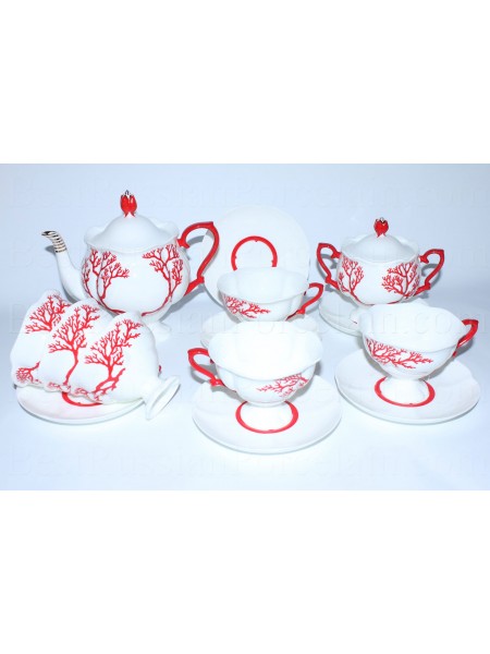 Tea Set pic. Coral 6/14, Form Natasha
