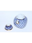 Tea Caddy pic. Cobalt Net Form Ring