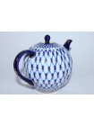 Teapot Cobalt Net Form Tulip