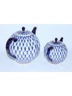Set two teapots Cobalt Net,  Form Tulip