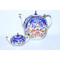 Set of Teapots big and small pic. Winter Tale, Form Novgorod, BIG 2.5L