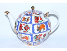 Teapot Russian Lubok (Big 67.6 fl oz) Form Tulip
