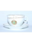 Cup and saucer pic. Golden Medallion, Form Apple