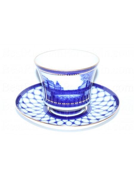 Cup and Saucer pic. Potseluev (Kissing) Bridge, Form Banquet