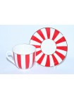 Cup and Saucer pic. Yes & No (Red), Form Lily of the valley