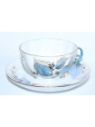 Cup and Saucer pic. Lunar (Moon), Form Tulip