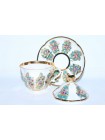 Cup and Saucer and Lid pic. Fantastic Flowers, Form Gift-2
