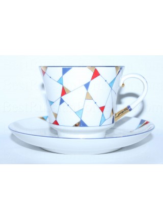 Cup and saucer pic. Kaleidoscope, Form Banquet