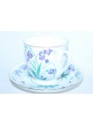 Cup and saucer pic. Forget me not, form Lily of the valley