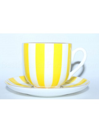 Cup and Saucer pic. Yes & No (Yellow), Form Lily of the valley