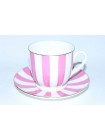 Cup and Saucer pic. Yes & No (Pink), Form Lily of the valley