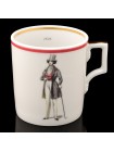 Cup and saucer pic. Modes de Paris 1838, Form Heraldic