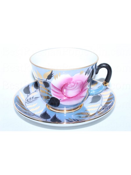Cup and saucer pic. Rose Flower (Gipsy), Form Madam