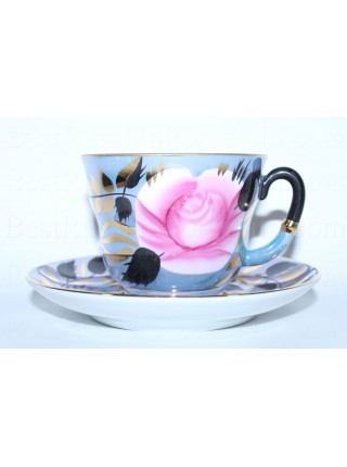 Cup and saucer pic. Rose Flower (Gipsy), Form Madam