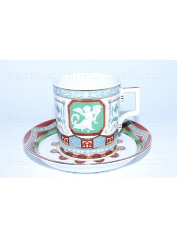 Cup and Saucer pic. Antique, Form Heraldic
