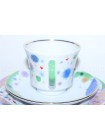 Trio set: tea cup, saucer and dessert plate pic. Carnival, Form Banquet