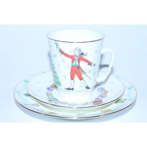 Trio set: cup, saucer and dessert plate pic. Ballet Nutcracker or Schelkunchik, Form May