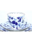 Trio set pic. Bluebells: tea cup, saucer and dessert plate, Form Radiant