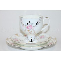 Trio set: tea cup, saucer and dessert plate pic. Gallant, Form Classical-2