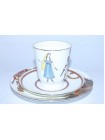 Trio set: cup, saucer and dessert plate pic. Spartacus, Form May