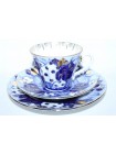 Trio set: tea cup, saucer and dessert plate pic. Chimes, Form Radiant