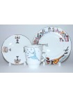 Trio set: cup, saucer and dessert plate pic. Romeo and Juliette, Form May