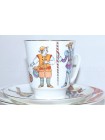 Trio set: cup, saucer and dessert plate pic. Don Quixot Ballet, Form May