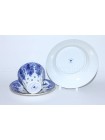 Trio set: tea cup, saucer and dessert plate pic. Little Basket, Form Radiant