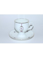 Cup and Saucer pic. Easter (Pink Flower) Form Classical-2