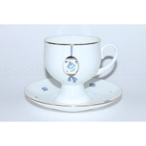 Cup and Saucer pic. Easter (Blue Flower) Form Classical-2