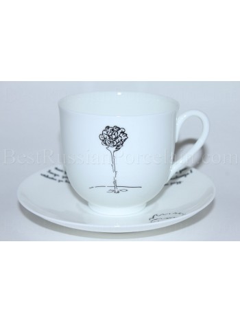 Cup and Saucer pic. Little Prince - Rose, Form Lily of the valley