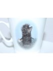 Set of 3 Cups and Saucers pic. Hedgehog in the Fog, Form Black Coffee