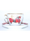 Cup and Saucer pic. Red Horse, Form Spring