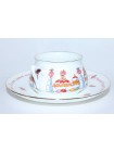 Cup and Saucer pic. Easter Cake City Form Bilibin 1
