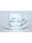 Cup and Saucer pic. Little Prince - Elephant (Boa), Form Lily of the valley