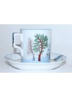 Cup and Saucer pic. Winter, Form Heraldic