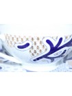 Cup and saucer pic. Blue Pattern, Form Dome