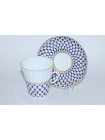 Cup and Saucer pic. Cobalt Net  Form Dandelion