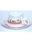Cup and Saucer pic. Moscow Kremlin Form Bilibin