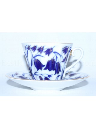 Cup and saucer pic. Bluebells, Form Radiant