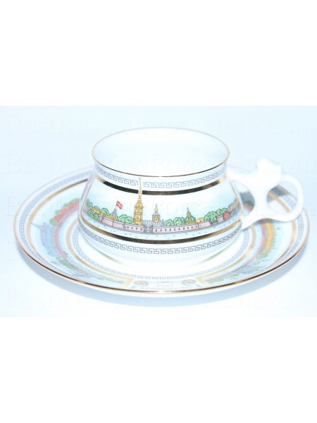Cup and Saucer pic. Nevskie Shores Form Bilibin