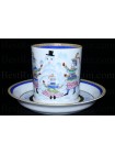 Cup and Saucer pic. Winter Fun, Form Heraldic