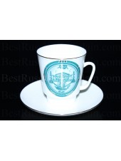 Cup and Saucer pic. Views Of St. Petersburg, Form May